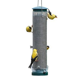 Aspects Spruce Medium Quick Clean Nyjer Mesh Thistle Tube Bird Feeder - 1.25 Quart