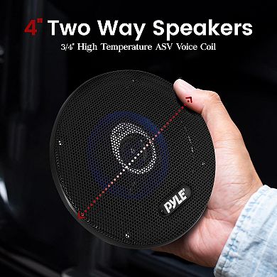 Pyle 6'' x 9'' 400 Watt Four-Way Quadriaxial Speaker System PL6984BL - Blue
