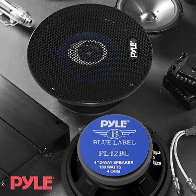 Pyle 6'' x 9'' 400 Watt Four-Way Quadriaxial Speaker System PL6984BL - Blue