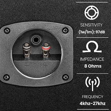 Pyle 4-Way DJ Tweeter System with Four 3'' Horn Piezo Tweeters PAHT4 - 150 Watts RMS