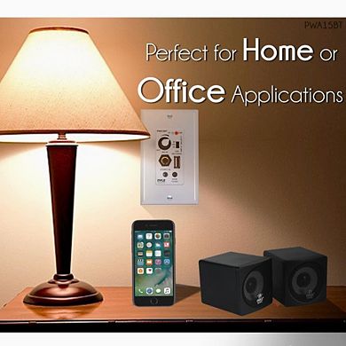 Pyle Wireless BT Receiver Wall Mount - 100W