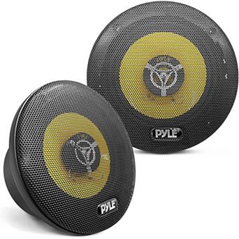 Pyle 6.5'' 280 watt Three-Way Car Speakers - Yellow