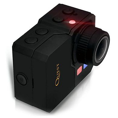 Sound Around Gear Pro Quest Wi-Fi Action Camera, 1080P, 16MP, Waterproof, Remote, Black