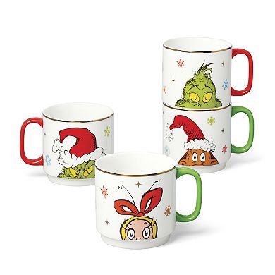 Lenox Merry Grinchmas 4-pc. Stackable Mug Set