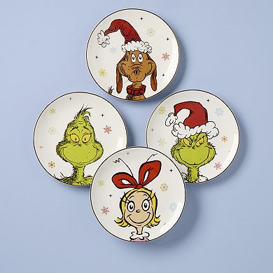 Lenox Merry Grinchmas 4-pc. Accent Plate Set