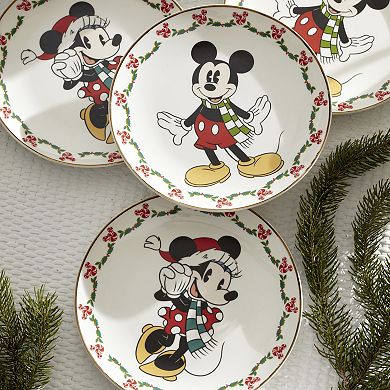 Lenox Disney's Mickey Mouse & Minnie Mouse 12-pc. Holiday Dessert Set