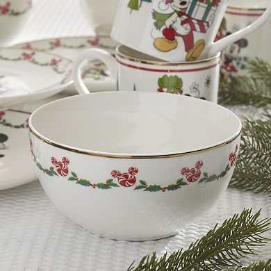 Lenox Disney's Mickey Mouse & Minnie Mouse 12-pc. Holiday Dessert Set