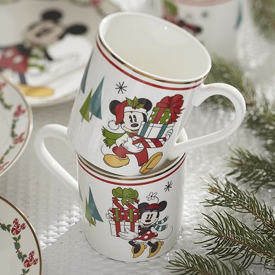 Lenox Disney's Mickey Mouse & Minnie Mouse 12-pc. Holiday Dessert Set