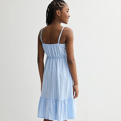 Juniors' SO® Tiered Knit Midi Dress