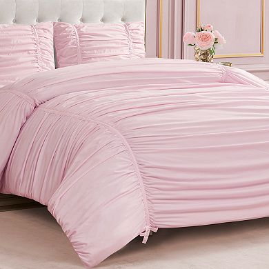 Juicy Couture Ribbon Ruched Comforter Set
