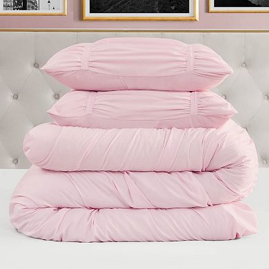Juicy Couture Ribbon Ruched Comforter Set