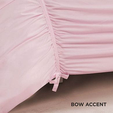 Juicy Couture Ribbon Ruched Comforter Set