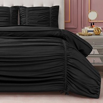 Juicy Couture Ribbon Ruched Comforter Set