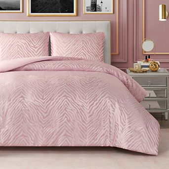 Juicy Couture Zebra Jacquard Comforter Set