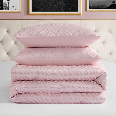 Juicy Couture Zebra Jacquard Comforter Set