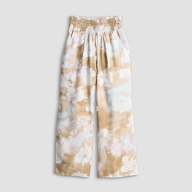 Petite Simply Vera Vera Wang Cropped Wide Leg Travel Pants