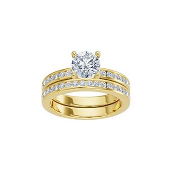 Brilliant Love T.W. Lab Grown Diamond Round Bridal Set
