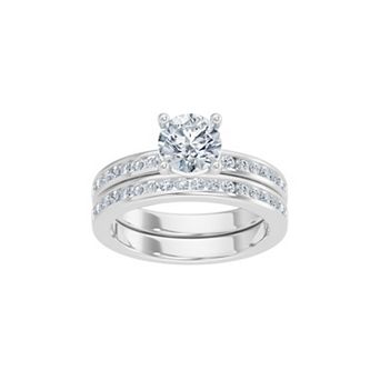 Brilliant Love T.W. Lab Grown Diamond Round Bridal Set