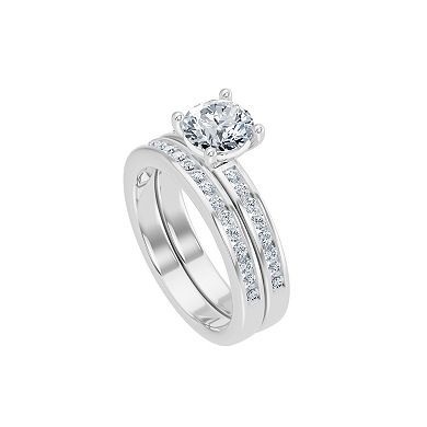 Brilliant Love T.W. Lab Grown Diamond Round Bridal Set