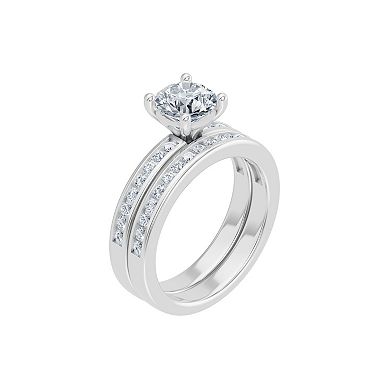 Brilliant Love T.W. Lab Grown Diamond Round Bridal Set