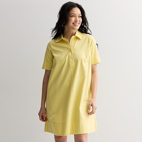 Женские платья Sonoma Goods For Life Petite Sonoma Goods For Life® Denim Swing Dress