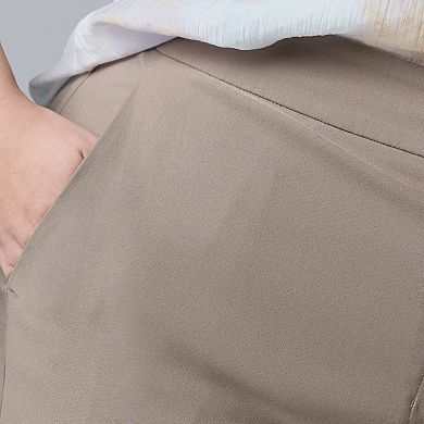 Plus Size Simply Vera Vera Wang Luxe Twill Wide Leg Pants