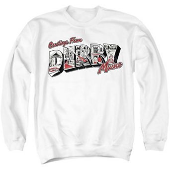 Big & Tall Welcome To Derry Greetings Graphic Sweatshirt