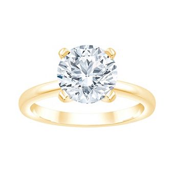 Brilliant Love 10k Gold 2 Carat T.W. Lab Grown Diamond Solitaire Ring
