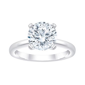 Brilliant Love 10k Gold 2 Carat T.W. Lab Grown Diamond Solitaire Ring