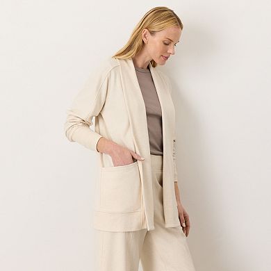 Organic Cotton Airplane Wrap Cardigan