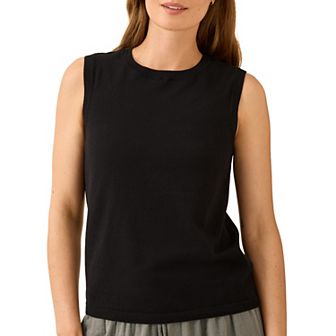 Classic Fine Knit Shell Made With Organic Cotton