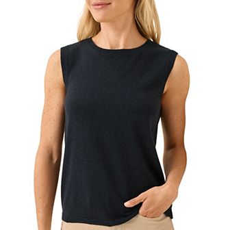 Classic Fine Knit Shell Made With Organic Cotton
