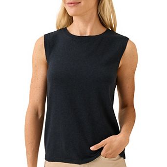 Classic Fine Knit Shell Made With Organic Cotton