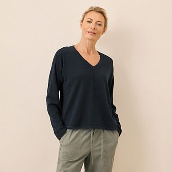 Organic Cotton Classic Fine Knit Relaxed Sweater
