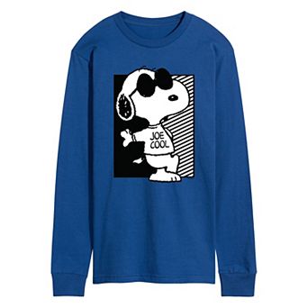 Men's Peanuts Joe Cool Long Sleeve Graphic Tee