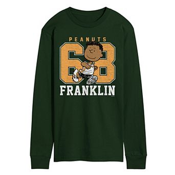 Men's Peanuts 68 Franklin Sports Long Sleeve Graphic Tee