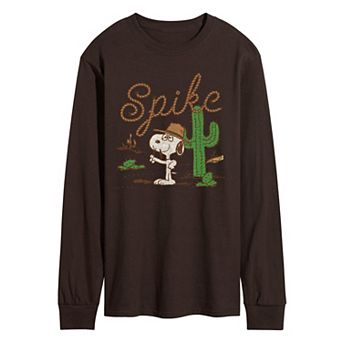 Men's Peanuts Spike Long Sleeve Graphic Tee