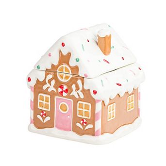 10 Strawberry Street Gingerbread Chalet Canister