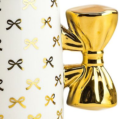 10 Strawberry Street 16-oz. Set of 4 Mugs with Bow Handle