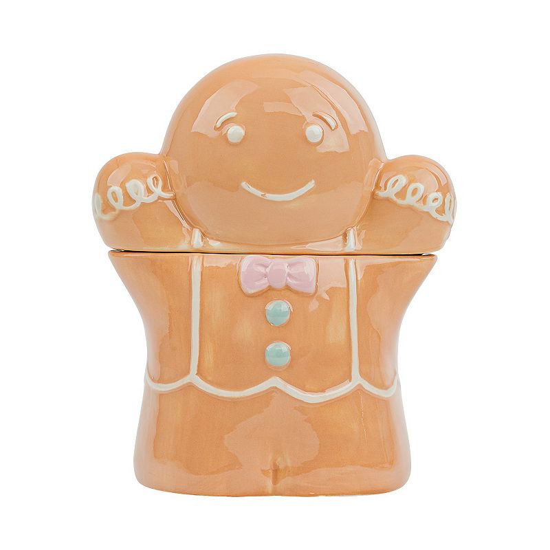 10 Strawberry Street Holiday Canister for Cookies & Candies, Gingerbread