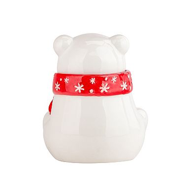 10 Strawberry Street Hot Cocoa Polar Bear Cookie Jar