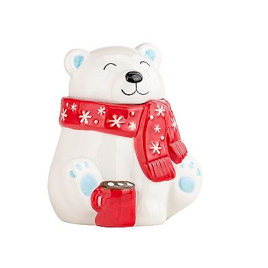 10 Strawberry Street Hot Cocoa Polar Bear Cookie Jar