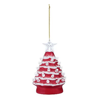 Mr Christmas 3-pc. Ceramic Christmas Tree Ornament Set with Clear White Bulbs