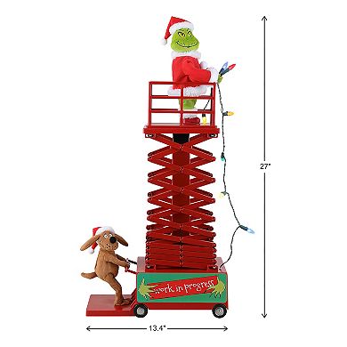 Mr. Christmas 50-Inch Animated & Musical Grinch Lift Floor Decor