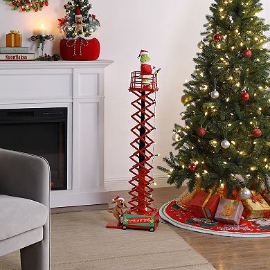Mr. Christmas 50-Inch Animated & Musical Grinch Lift Floor Decor