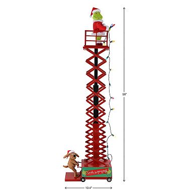 Mr. Christmas 50-Inch Animated & Musical Grinch Lift Floor Decor