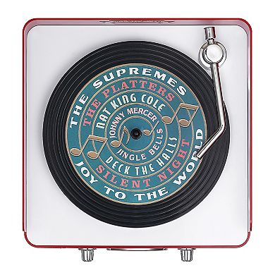 Mr. Christmas 9-inch Retro Record Player Table Decor