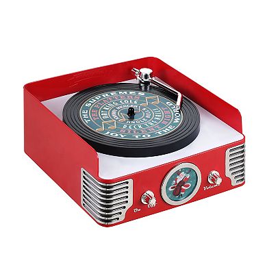 Mr. Christmas 9-inch Retro Record Player Table Decor