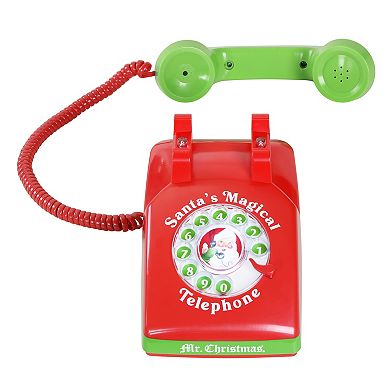 Mr Christmas Santa's Magical Telephone Table Decor