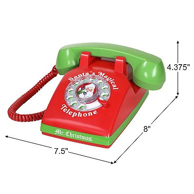 Mr Christmas Santa's Magical Telephone Table Decor